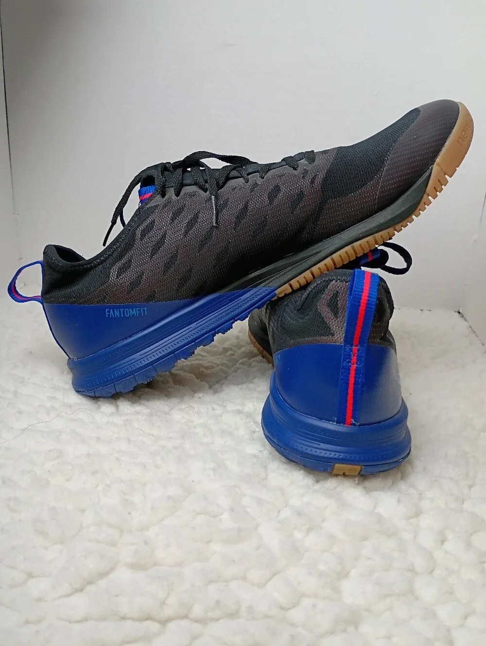 New Balance FuelCore Quick MXQIKBT3 Men's US 15 D Training Shoes Black Blue.